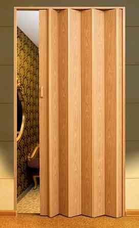 Дверь гармошка глуха Vinci Decor MELODY 820х2030х6мм  Дуб Дніпро