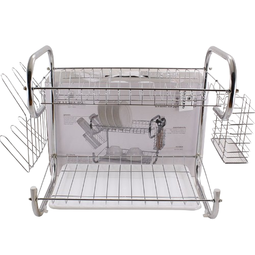 Сушарка для посуду двоярусна 40*25*36 см DD08-R008-40-W ZAUBERG Житомир