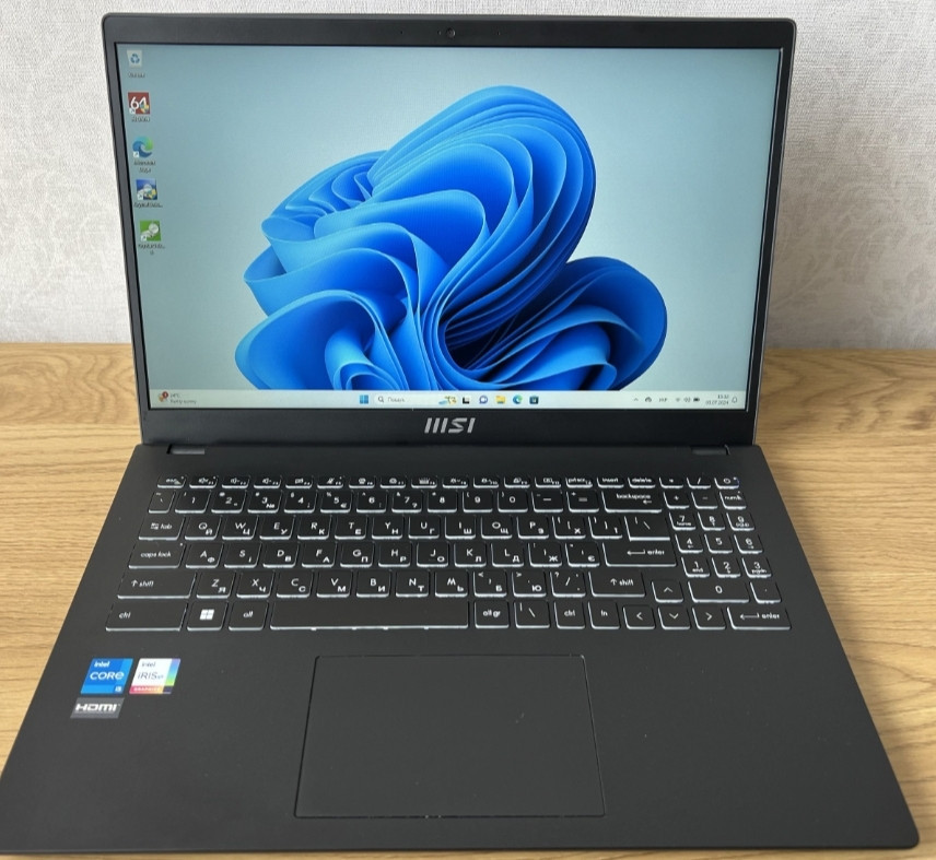 Ноутбук: MSI Modern 15HB13M i5- 13th. / RAM 32GB / SSD1TB. Київ - фото 8