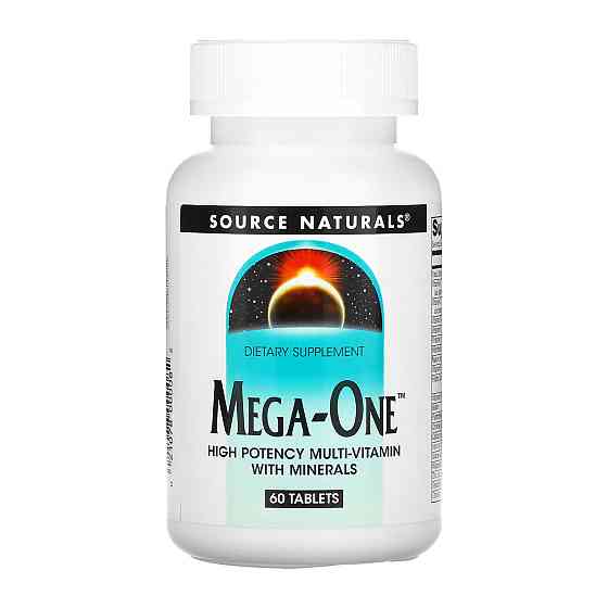 Мультивитамины Source Naturals Mega-One 60 таблеток Луцк