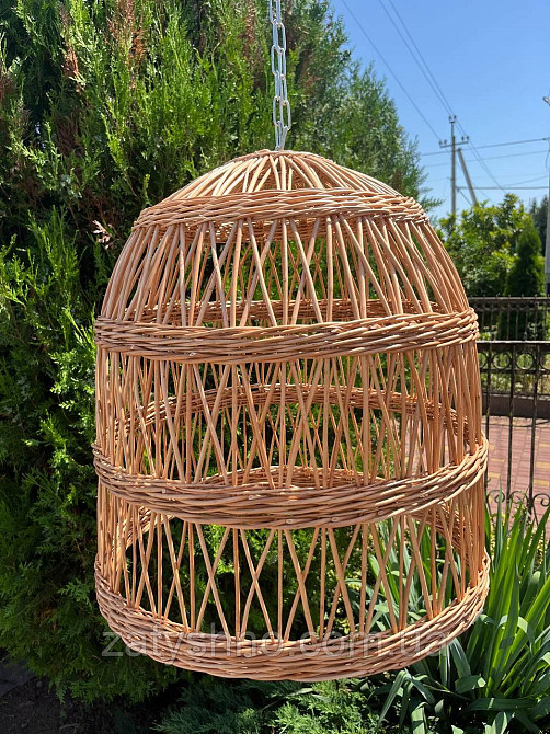 Люстра плетеная красивая кофейная Киев - изображение 7