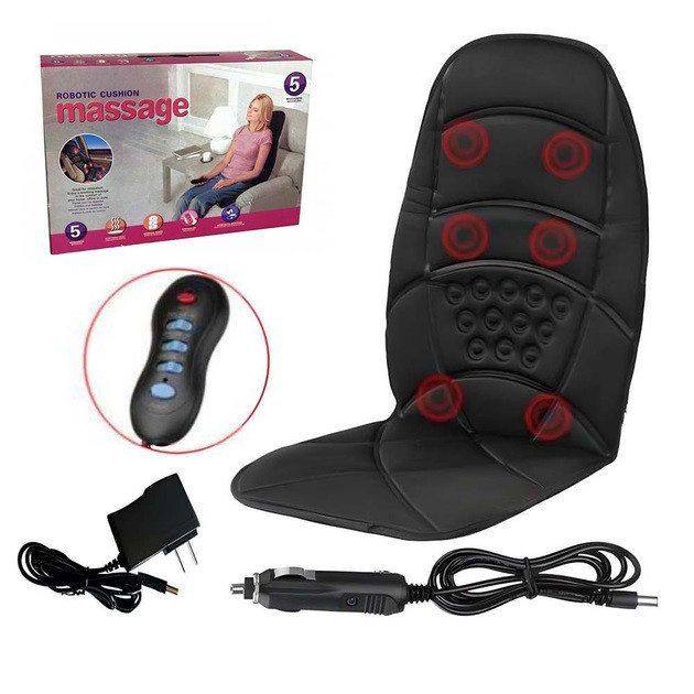 Масажна накидка на крісло CUSHION HL-889 з підігрівом та пультом управління TS-44 Львів - фото 5