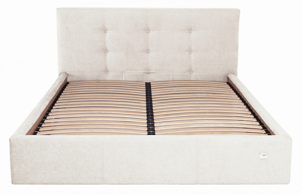 Кровать Manchester Comfort 120 х 190 см Мисти Milk С подъемным механизмом и нишей для белья Бежевый Днепр - изображение 11