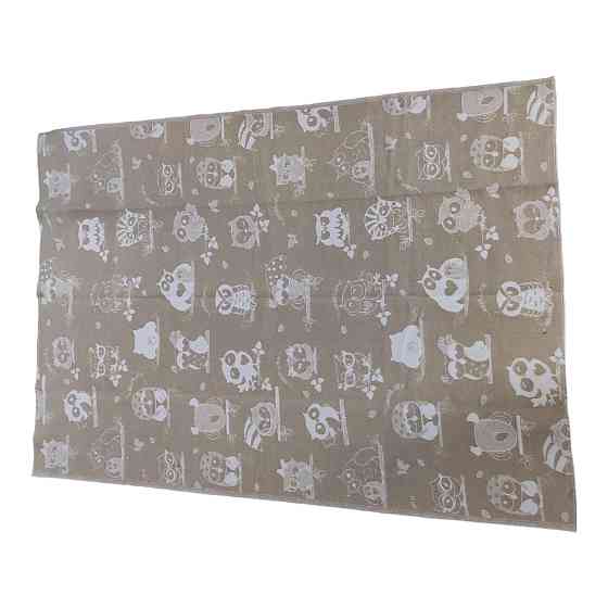 Ковдра дитяча бавовняна 100×140 бежеве їжачок Київ