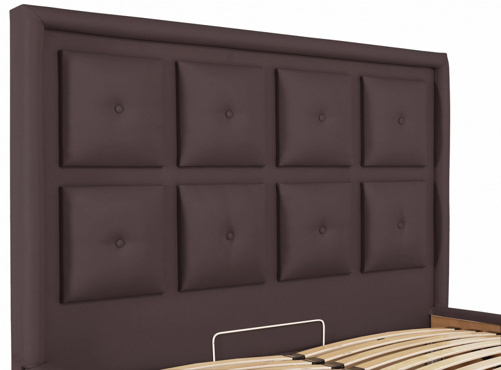 Ліжко Двоспальне Windsor VIP 180 х 190 см Fly 2231 З додатковою металевою цільнозварною рамою Темно-коричневий Дніпро - фото 17
