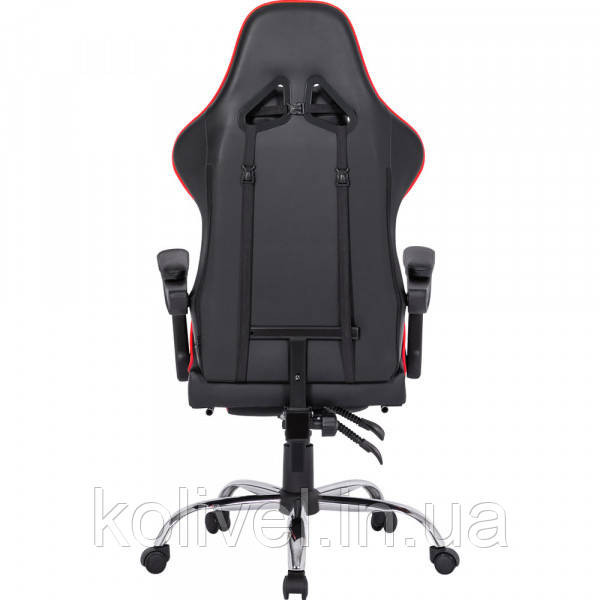 Крісло ігрове Defender Pilot, 60мм поліуретан, Black/Red (64354) Киев - изображение 7