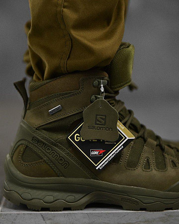 Берці тактичні Salomon Quest 4D GTX Forces 2 оливи ВТ4369 Одесса - изображение 5