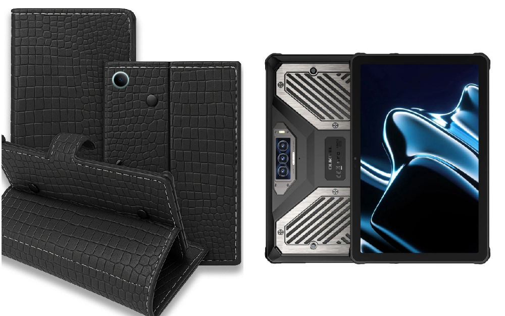 Книжка-трансформер для планшета Oukitel Rt8, Oukitel Rt9, колір Black Krokodil Black Київ - фото 1
