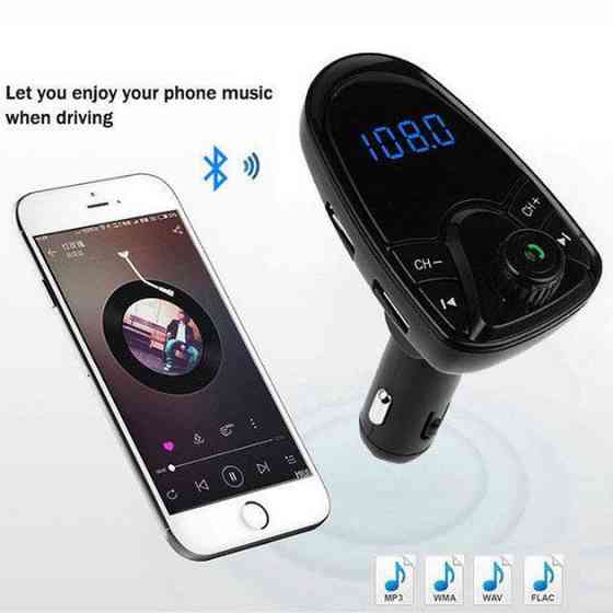 Пристрій для флешки від прикурювача FM M1, Блютуз трансмітер для машини, Bluetooth трансмітер EC-960 для авто Київ