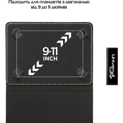 Чехол для планшета Armorstandart Silicone Hooks 10 Black (ARM59078) Винница - изображение 4