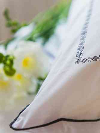 Ecotton Комплект постільної білизни Ecotton Євро з вишивкою та кантом український хрестик Graph Коломия