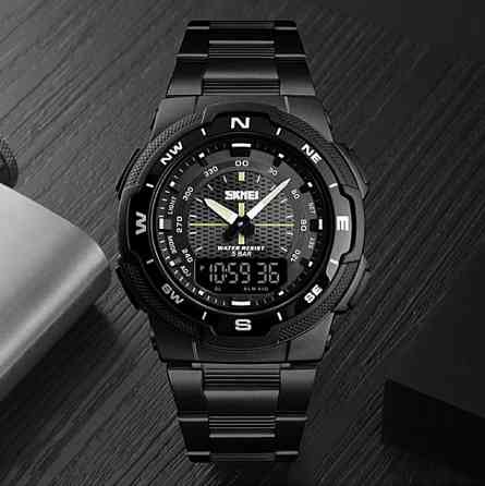 Мужские наручные часы Skmei Marshal Black VIP Винница