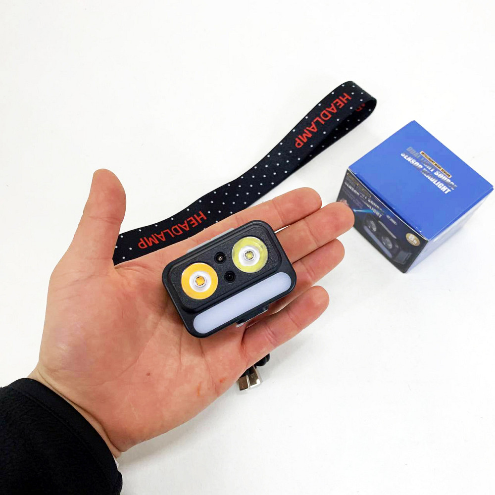 Фонарь налобный мощный 2069-XPG+XPG+5SMD Motion sensor, Фонарик налобник, Фонарь на голову для бега KZ-89 Ивано-Франковск - изображение 10