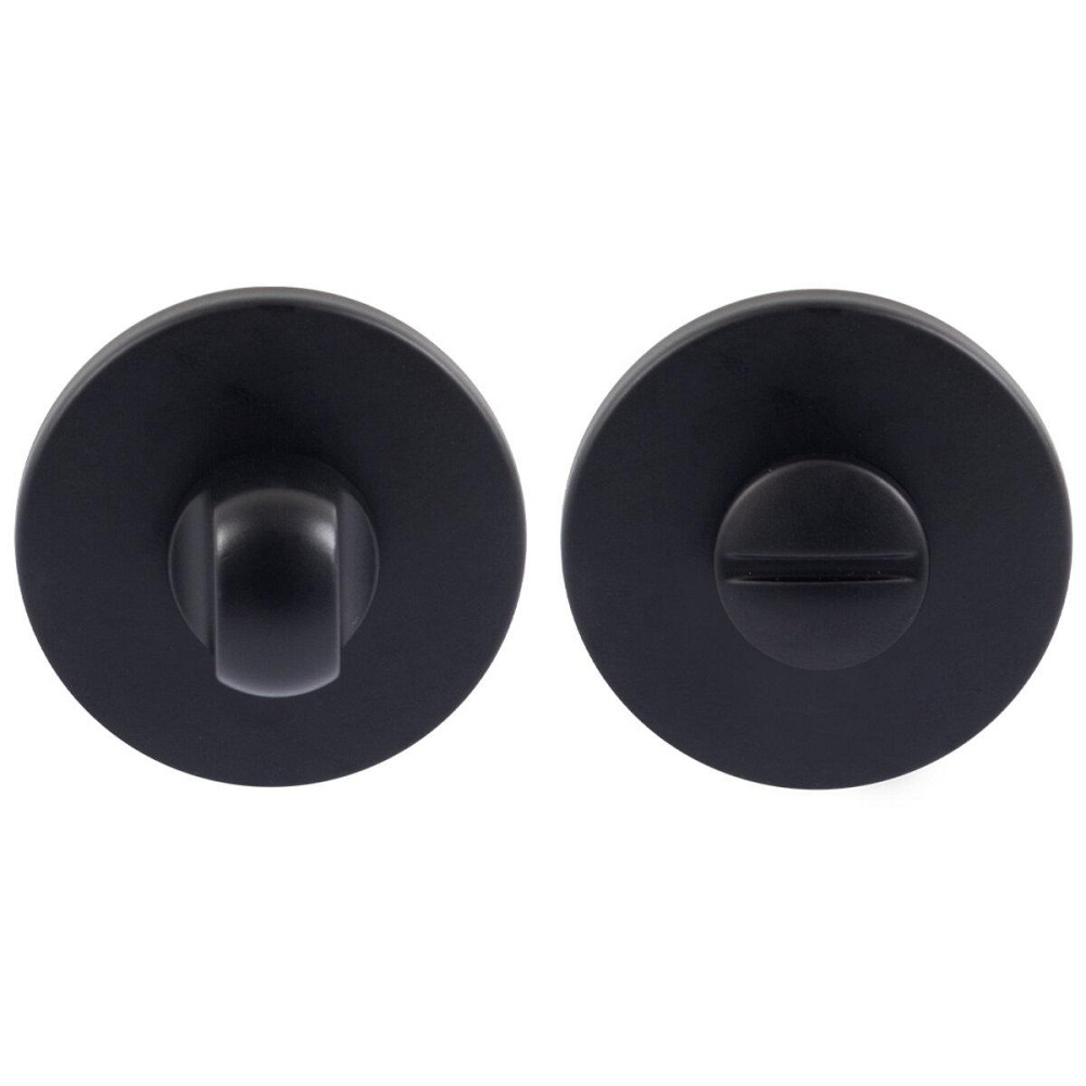 Дверна накладка WC Fimet 208 F NO матовий чорний Київ - фото 1