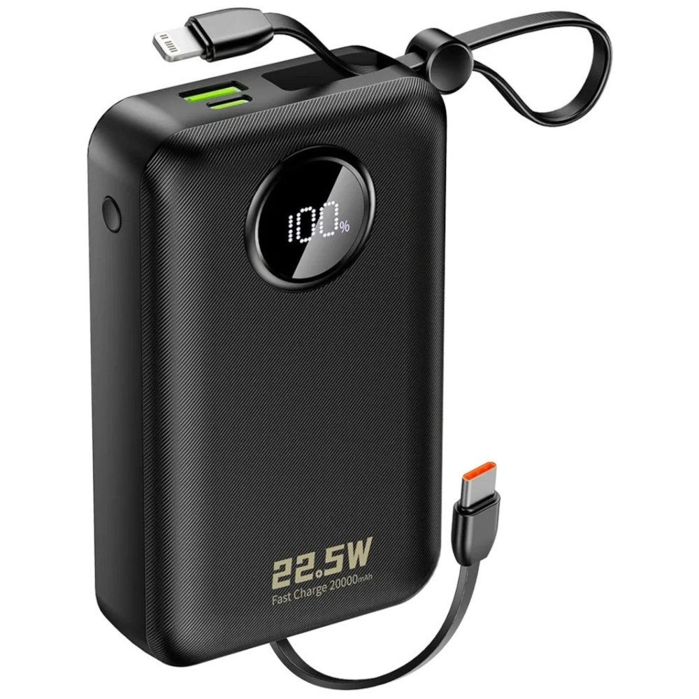 Універсальна мобільна батарея Dudao K14+ 20000 mAh 22.5W Black (6977196680016) ( 25455 ) Харків - фото 1