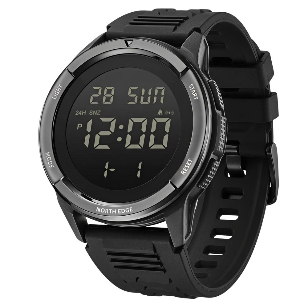 Годинник чоловічий тактичні водостійкий North Edge Terrax Sport Black (2 ремінці) Вінниця - фото 1
