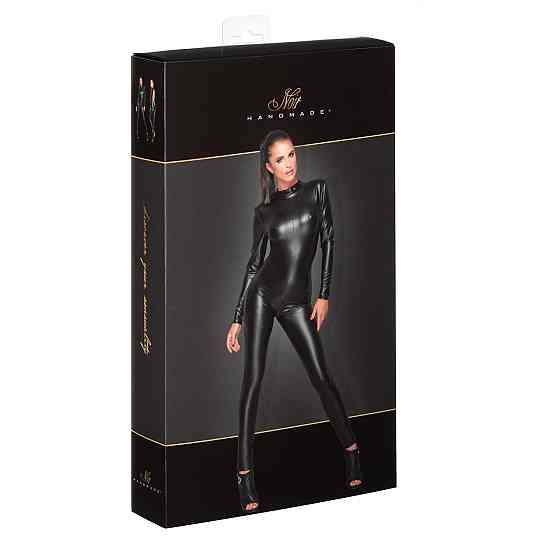 Комбинезон с открытой спиной Noir Handmade F230 черный, XXL Sex Aura Киев