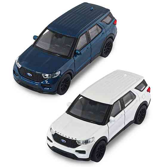 Автомодель - Ford Explorer 2023 (перламутрово-білий, блакитний металік) Дніпро