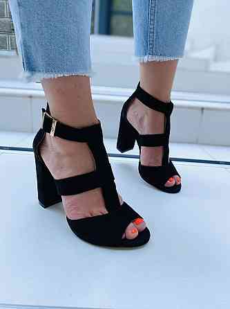 SANTINI Босоніжки жіночі SANTINI 259317-21 чорні (літо, замша натуральна) (3762) Коломыя