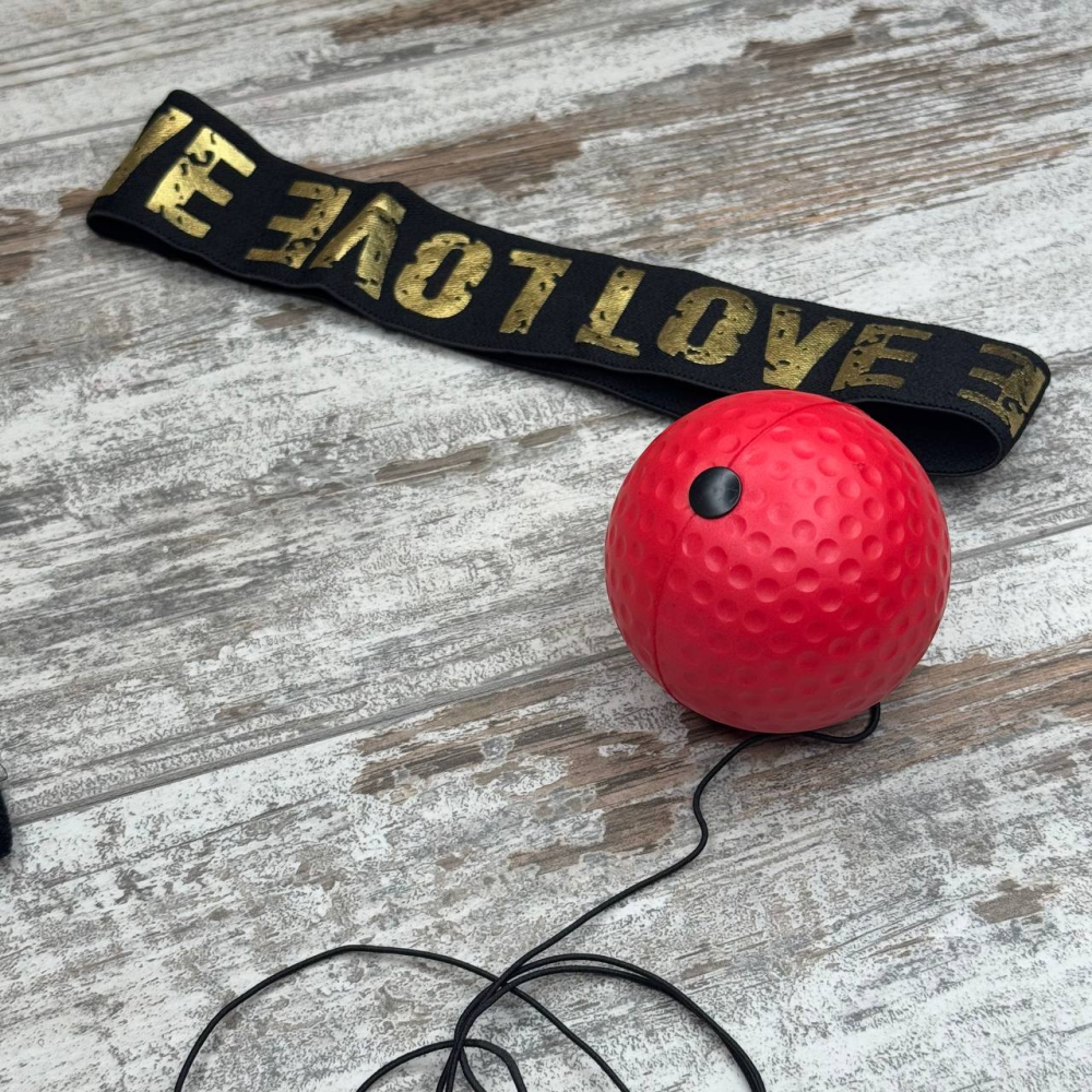 Тренажер м'яч для боксу Fight Ball Файт Болл, м'ячик на резинці для тренування реакції Київ - фото 2