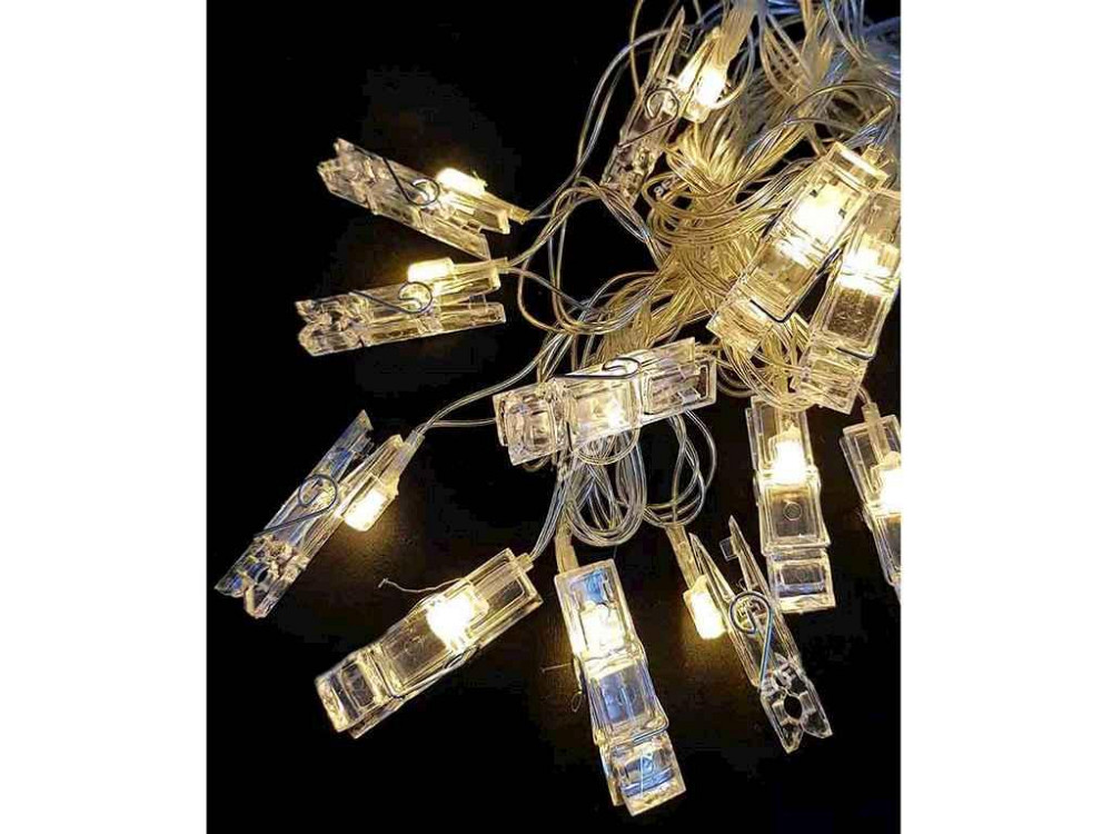 Гірлянда Фігурки 12LED ПРИЩІПКИ теплий білий 5мперехідник 1698-10 ТМ КИТАЙ Київ - фото 1