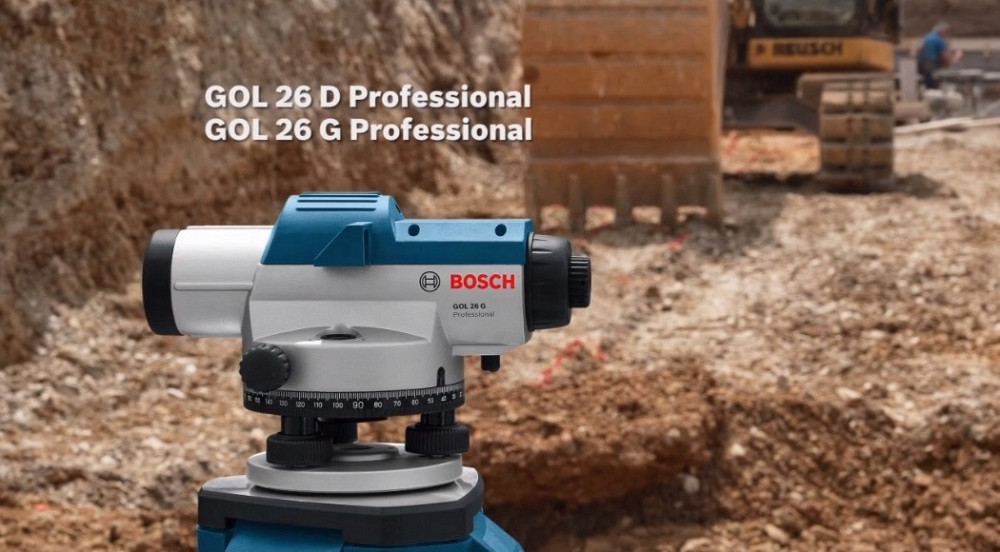 Рівень-нівелір оптичний Bosch GOL 26 D (0601068000): 360 градусів, до 100м, 26х зум Київ - фото 8