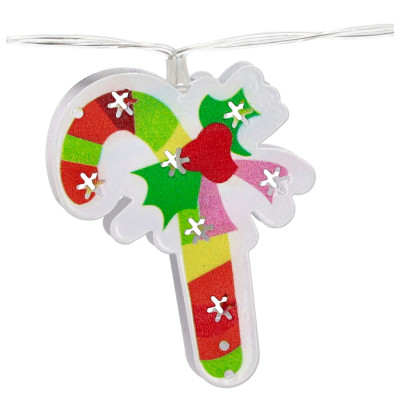 Гірлянда Chomik Новорічні атрибути 10 LED теплий білий, IP20, 2хАА (5900779854024) Вінниця - фото 8