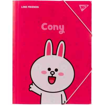 Папка на резинках Yes A4 Line Friends Cony (492097) Вінниця