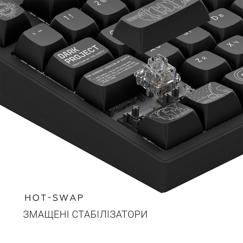 Клавіатура Dark Project ALU81 Terra Nova Black (DPKB_NOVA_81_ANSI_BLACK_UA) ( Чорний ) Харків - фото 4