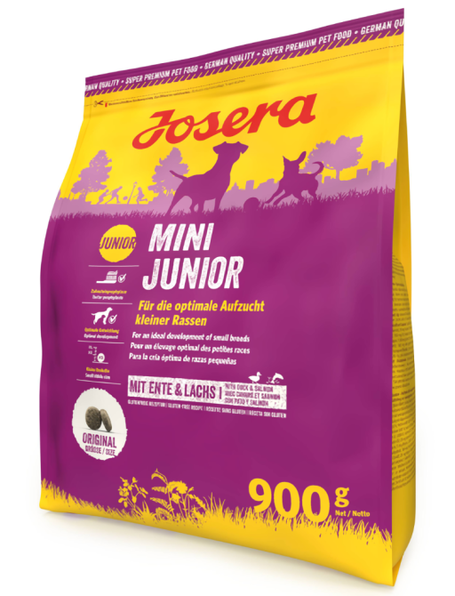 Сухой корм Josera MiniJunior (МиниЮниор) для щенков и взрослых собак мелких пород, 900 г Винница - изображение 1
