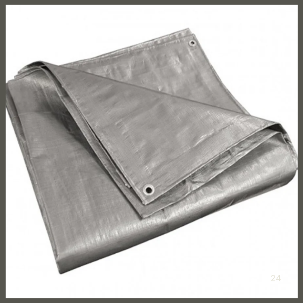 Тент, брезент сірий 3,5 х 7,5м 26773 Луцьк - фото 1