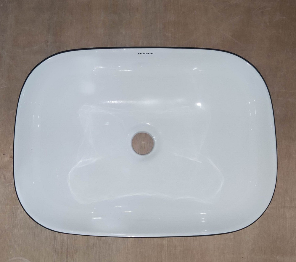 Раковина накладна Mixxus Premium DIVERSE-0112 WHITE-BLACK 455х325х135mm   ( MP6542 ) 29006 Харьков - изображение 7