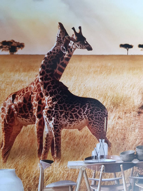 Шпалери вінілові на флізелін тварини птахи риби Київ - фото 10