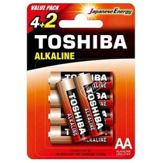 Батарейка Toshiba LR6 Red Alkaline (6шт) Київ