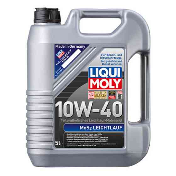 LIQUI MOLY Напівсинтетична моторна олива - MoS2 Leichtlauf SAE 10W-40 5л. Киев