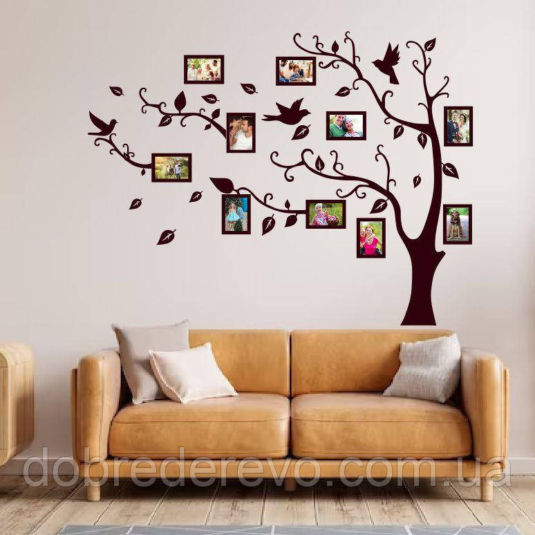 Родовое дерево💖 birds 3 дерево  на 10 фото рамок пртицы Вижница - изображение 2
