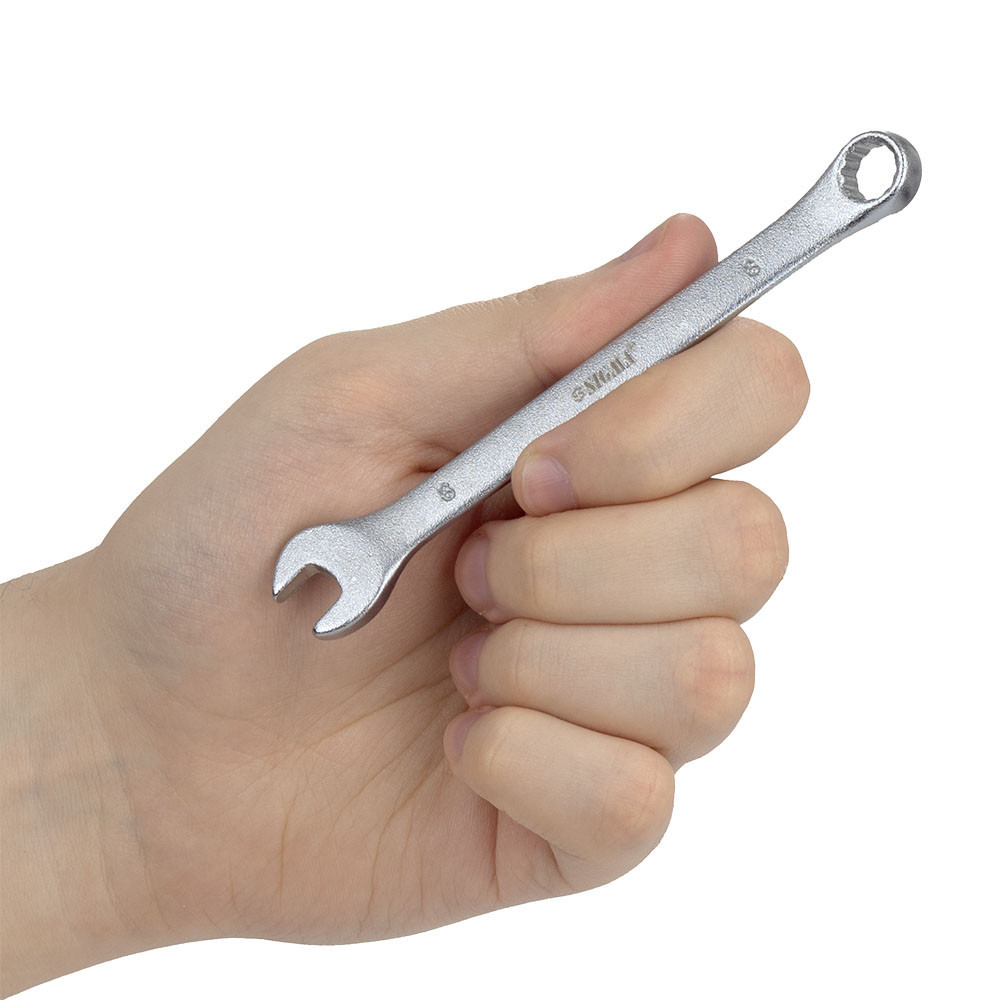 Ключ ріжково-накидний 8 мм CrV satine SIGMA (6021081) Київ - фото 7