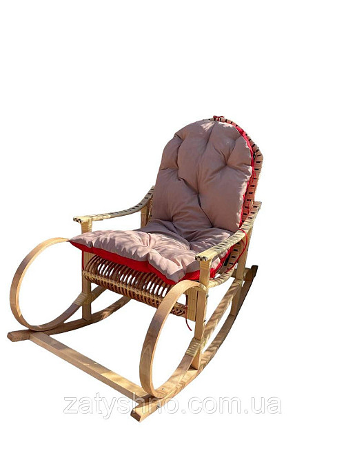 Кресло-качалка и столик, комплект Киев - изображение 4