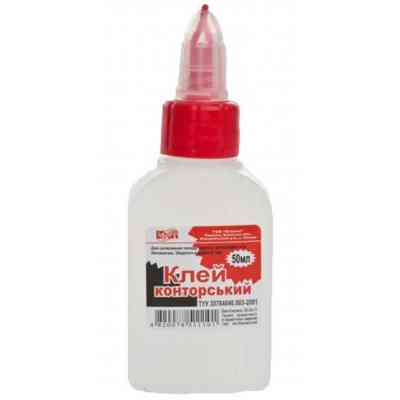 Клей КіП конторський полімерний 50 мл з суперковпачком (GLUE-KIP-KONT-50ML) Вінниця