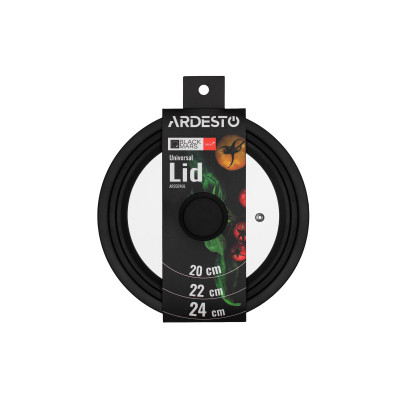 Крышка для посуды Ardesto Black Mars Smart 20/22/24 см (AR2024UL) Винница - изображение 2