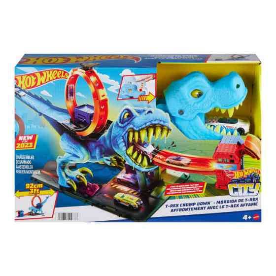 Трек-ігровий набір Hot Wheels City Полювання Ті-Рекса (HKX42) Чернигов