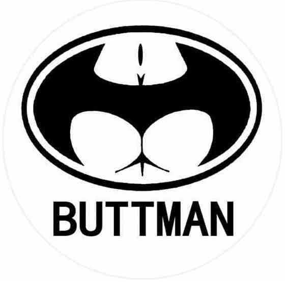 Вінілова наклейка на авто та будь яку поверхню — BUTTMAN (Можно в будь-яких розмірах) Чернівці