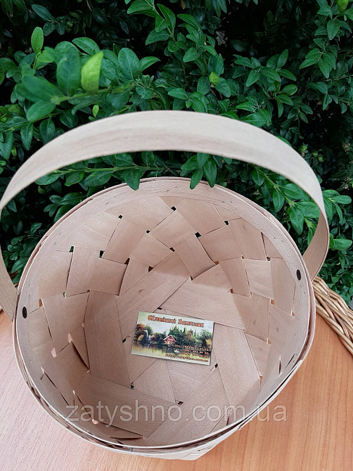 Корзина из шпона плетеная Киев - изображение 10