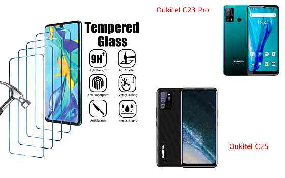 Захисне скло ArmorGlass для Oukitel C23 Pro, Oukitel C25 – стійке до подряпин та ударів Київ