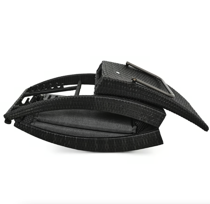 Садовий шезлонг Di Volio Ciampino чорний/графітовий Київ - фото 8