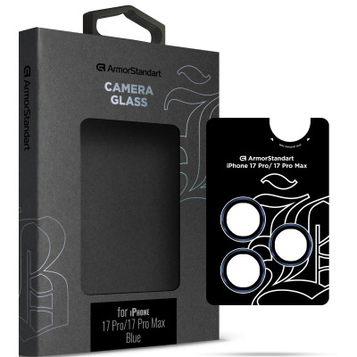 Скло захисне Armorstandart for Camera Supreme BI Apple iPhone 17 Pro / 17 Pro Max Blue (ARM86439) Вінниця - фото 1