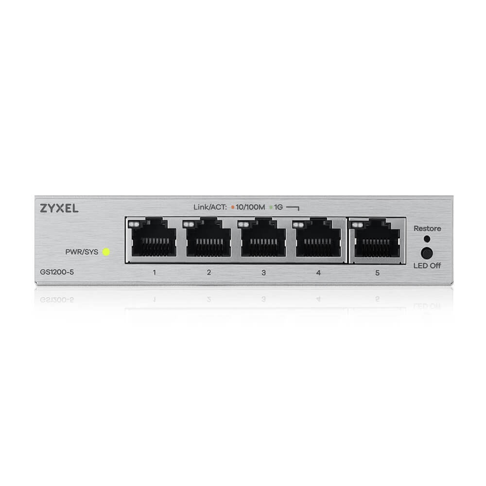 Комутатор ZYXEL GS1200-5 v3 (GS1200-5V3-EU0101F) ( 22502 ) Харків - фото 6