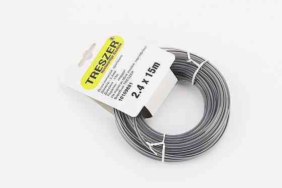 Струна косильна d-2,4mm, 15м "квадрат", двокомпонентна Киев