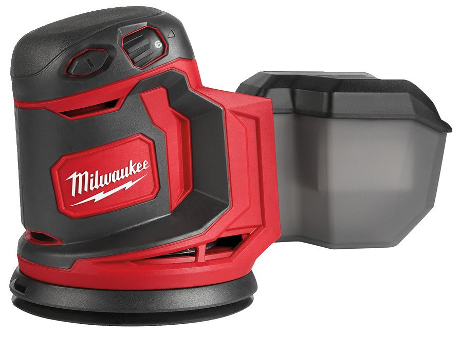 Шлифмашина эксцентриковая аккумуляторная MILWAUKEE, M18 BOS125-0, диаметр 125мм (замена на 4933498253) (+ пылесборник, адаптер для Одесса - изображение 1