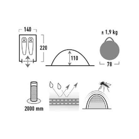 Палатка High Peak Stella 2 Киев